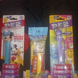 Pez candy dispensers 9 in total